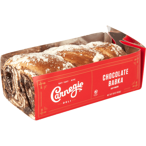 Wholesale Carnegie Deli Chocolate Babka Pre Sliced 3.5 oz-18ct Case Bulk