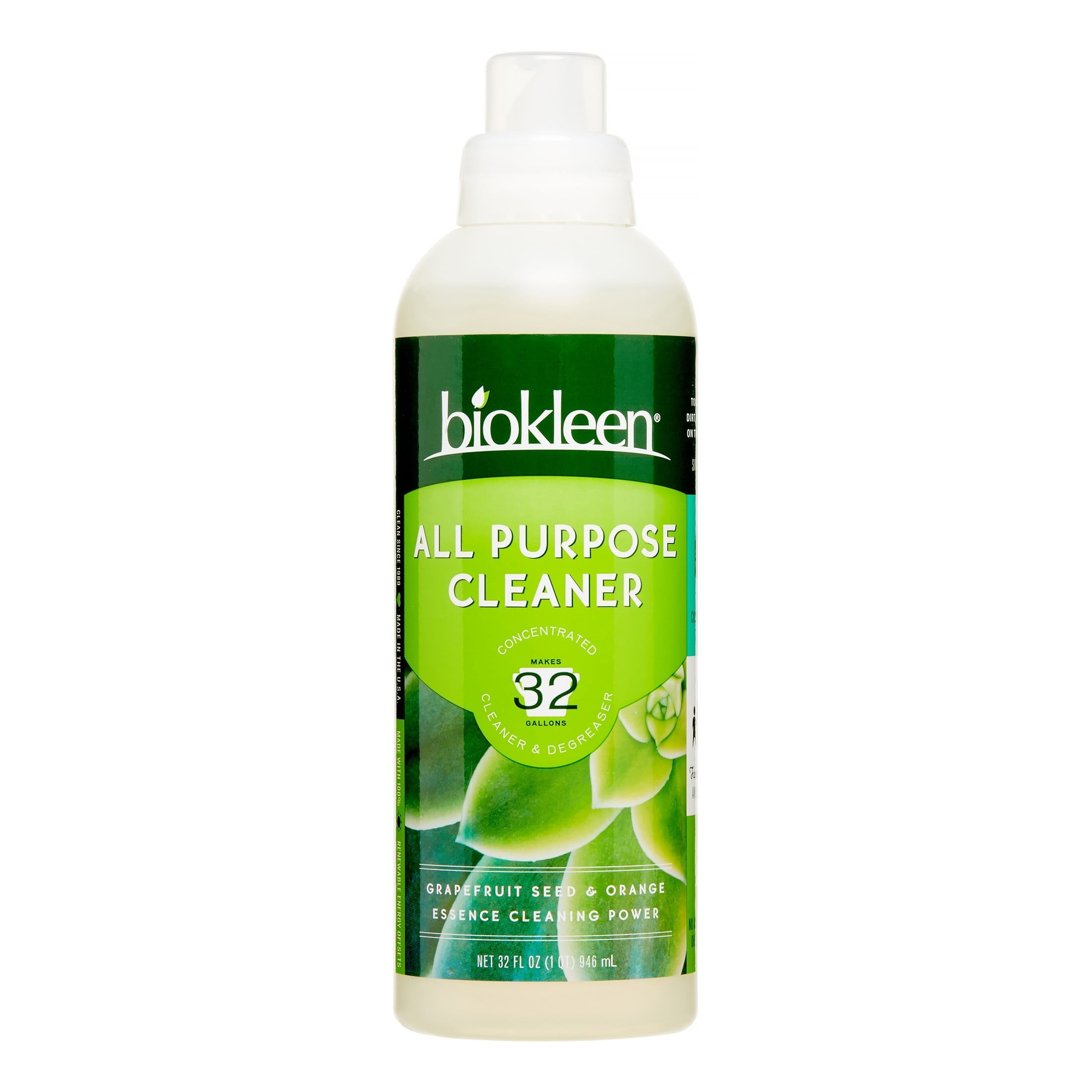 Bio Kleen All Purpose Cleaner Concentrated Cleaner & Degreaser 32 oz Bottle