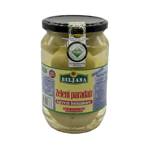 Wholesale Biljana Green Tomatoes 660g jars- Bulk