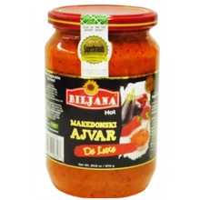 Wholesale Biljana Deluxe Ajvar Hot spread 670G- Bulk