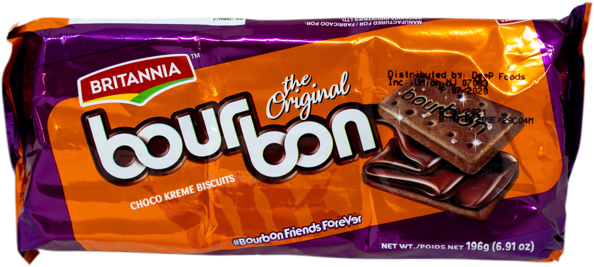 Wholesale Britannia Bourbon Biscuits 6.9 oz-24 Ct Case Bulk