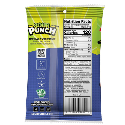 Wholesale Sour Punch Bites® Assorted Flavors 5oz- Bulk