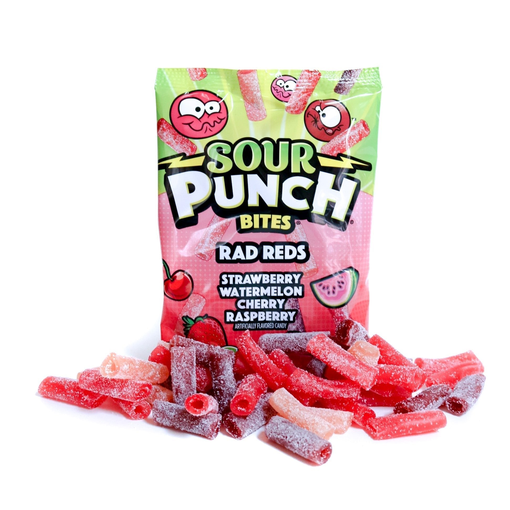 Wholesale Sour Punch Bites® Rad Red Candy Flavors 5 oz Hanging Bag- Bulk