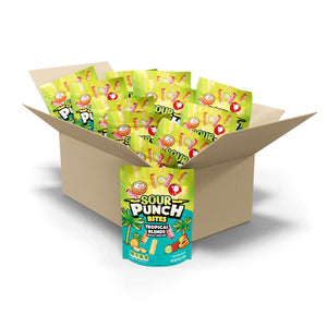 Wholesale Sour Punch Bites® Tropical Blends Standup Bag 9oz-12ct case Bulk