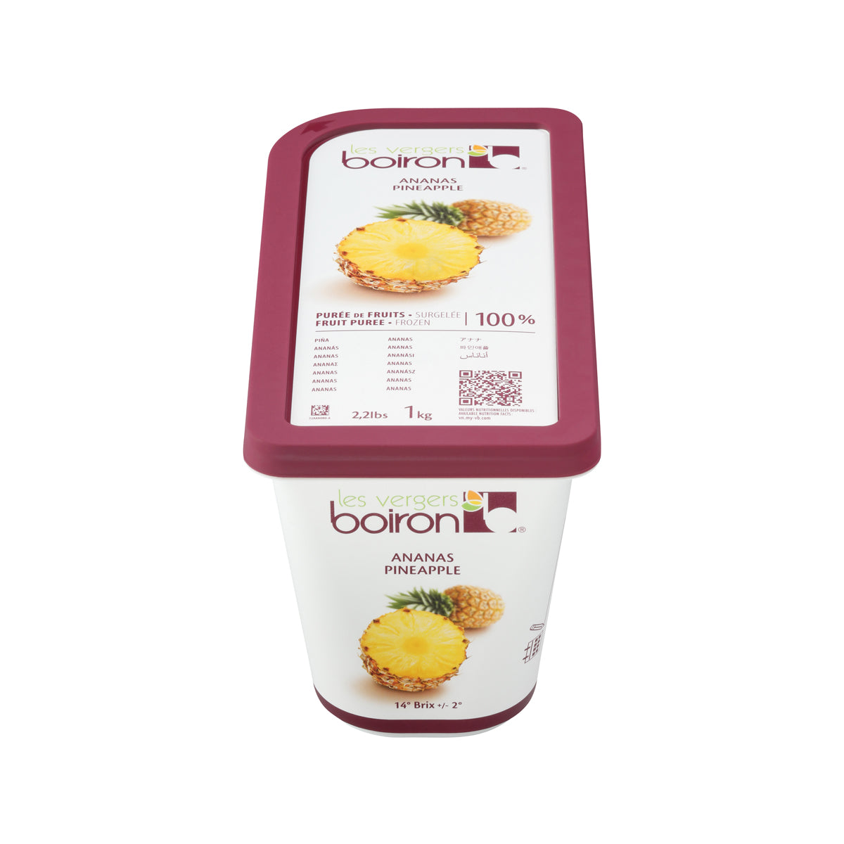 Wholesale Les Vergers Boiron Pineapple Puree- Bulk