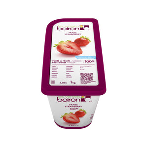 Wholesale Les Vergers Boiron Strawberry Puree-1 KG Bulk