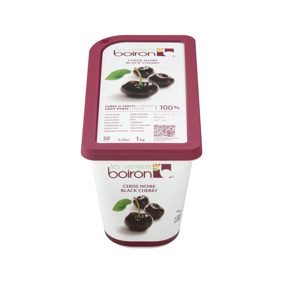 Wholesale Les Vergers Boiron Black Cherry Puree- Bulk