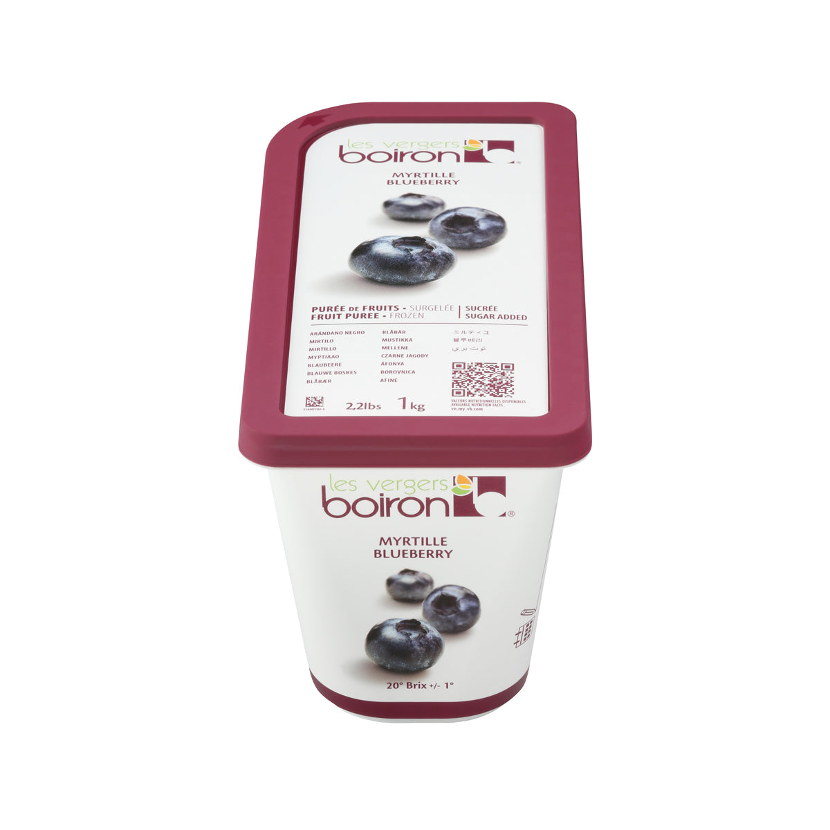 Wholesale Les Vergers Boiron Blueberry Puree- Bulk