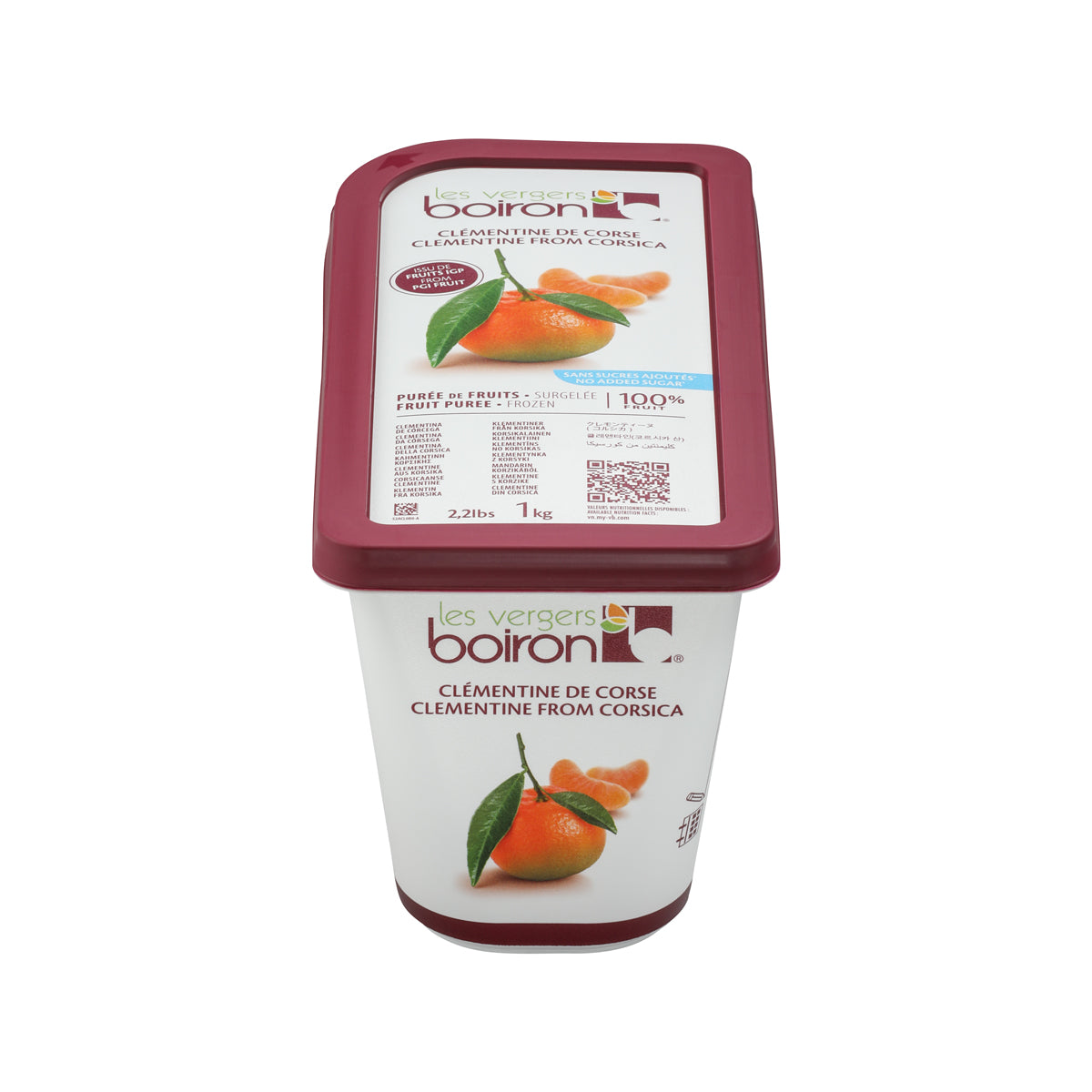 Wholesale Les Vergers Boiron Clementine Puree PGI Corsica 1 Kg Tub-1 KG Bulk