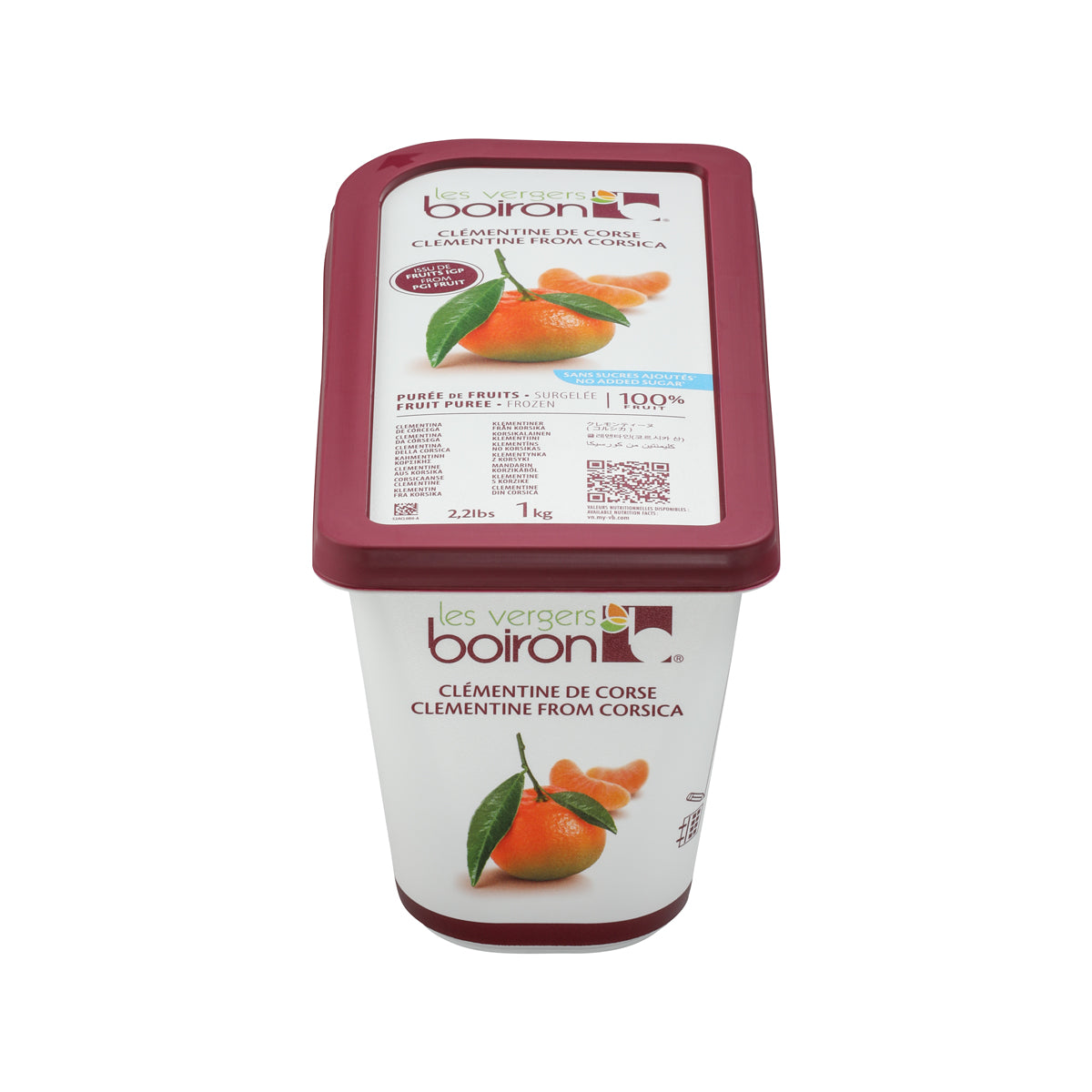 Wholesale Les Vergers Boiron Clementine Puree PGI Corsica 1 Kg Tub- Bulk