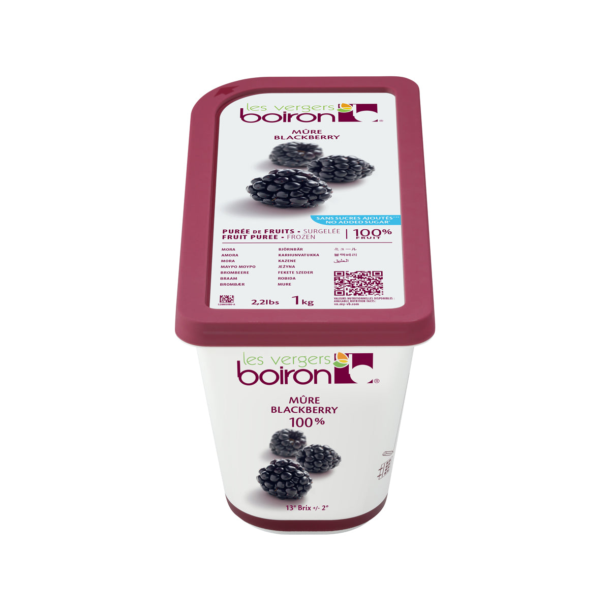 Wholesale Les Vergers Boiron Blackberry Puree-1 KG Bulk