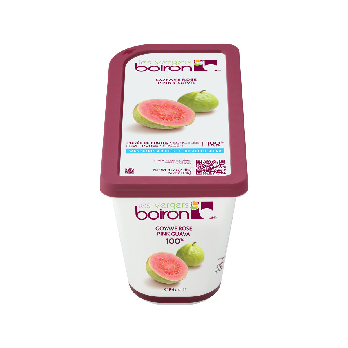 Wholesale Les Vergers Boiron Guava Puree-1 KG Bulk