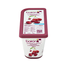 Wholesale Les Vergers Boiron Frozen Cranberry Cherry Puree Sugar Added- Bulk