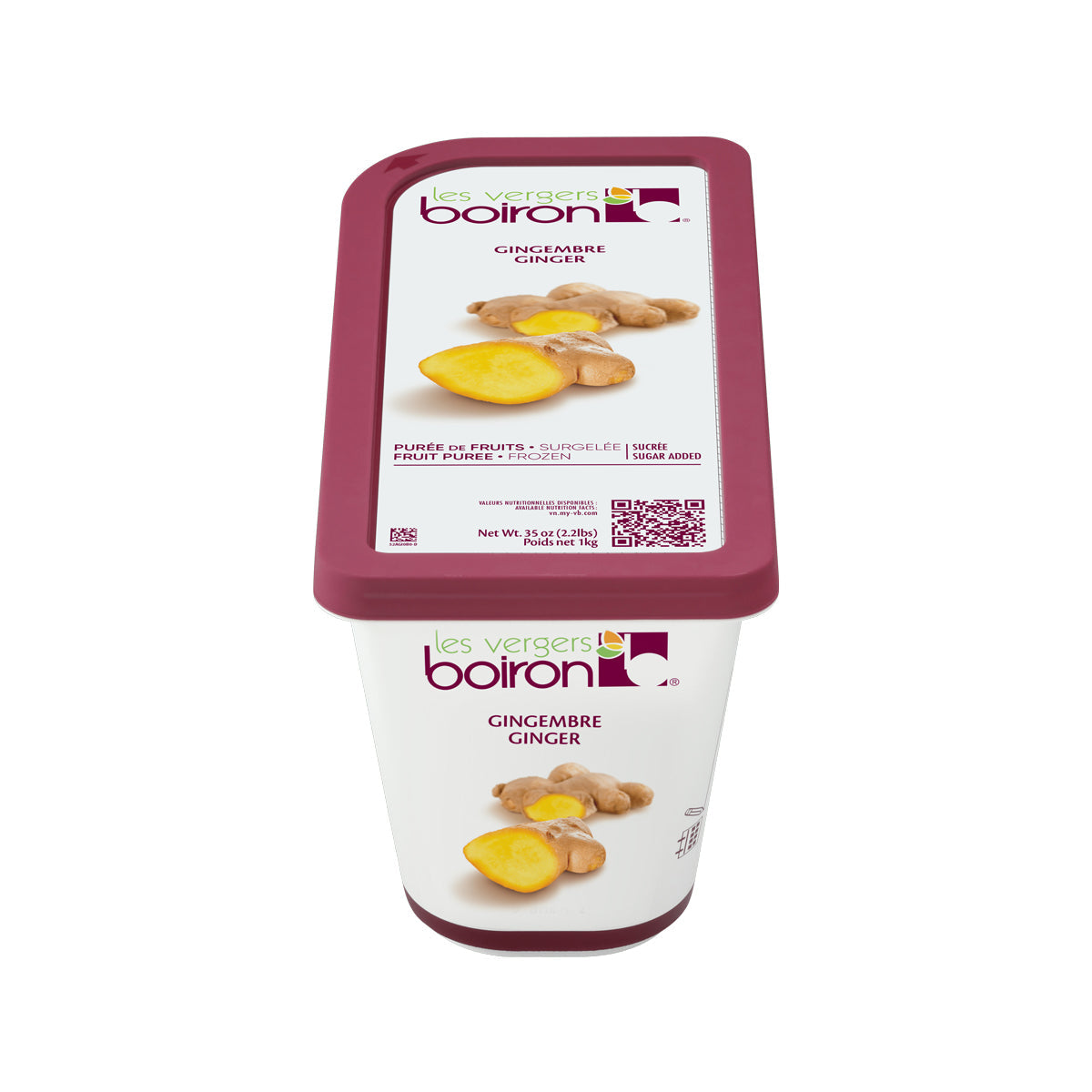 Wholesale Les Vergers Boiron Ginger Puree- Bulk