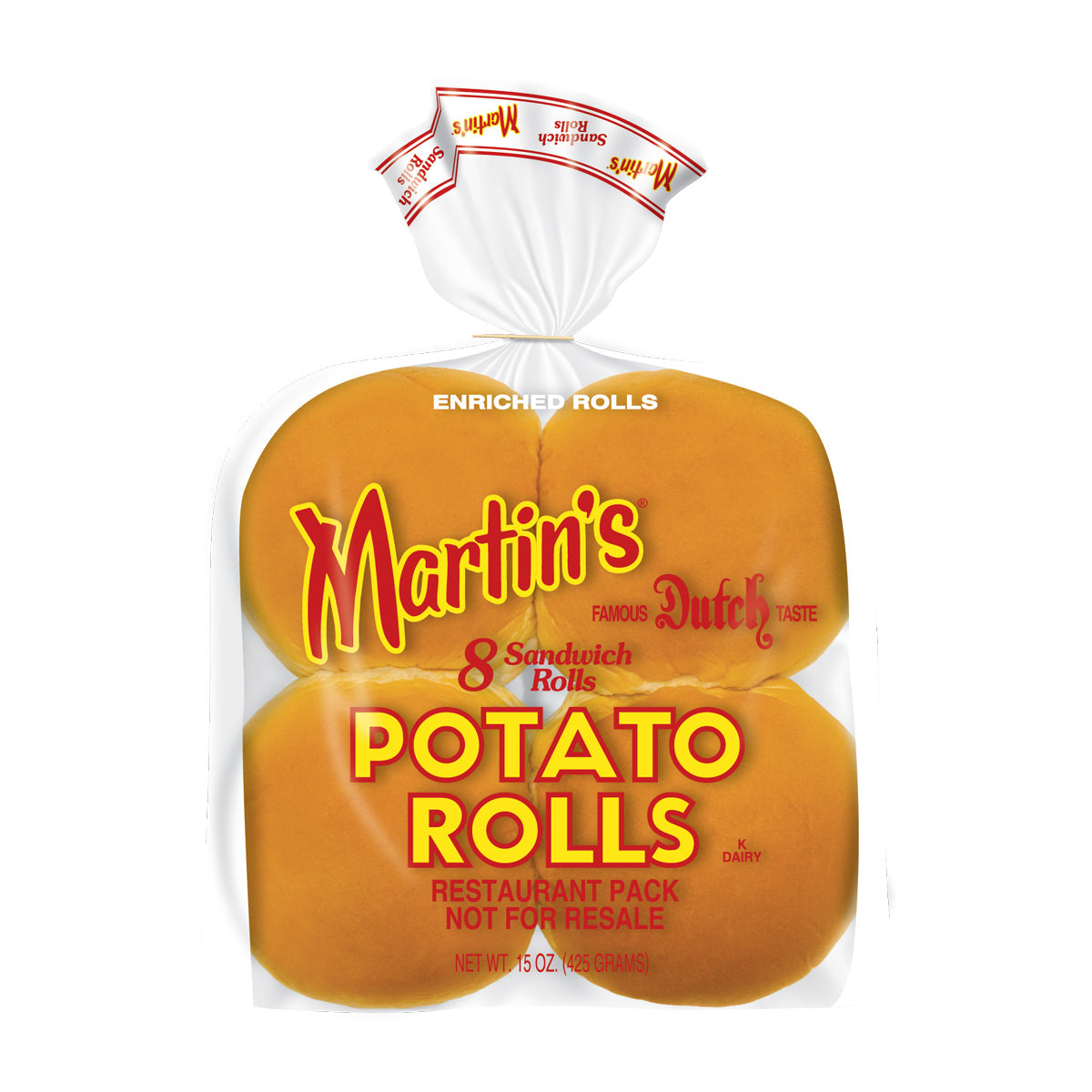 Wholesale Martin'S Sandwich Potato Rolls 8 CT- Bulk