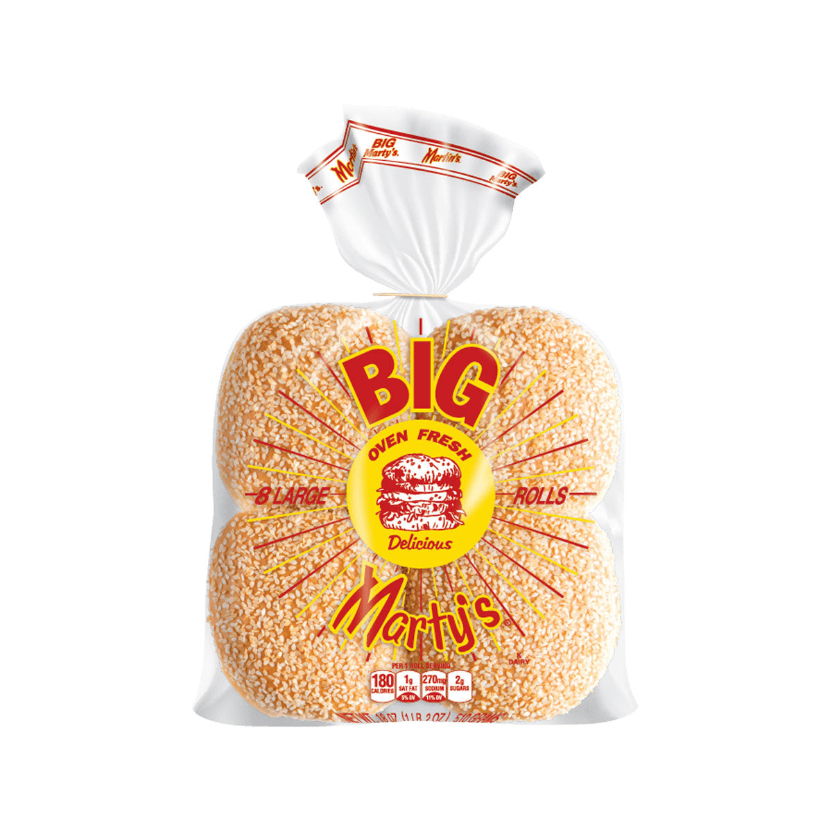 Wholesale Martin'S Sesame Seed Sandwich Potato Rolls 8 CT- Bulk