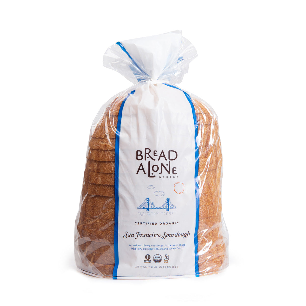 Wholesale Bread Alone Organic Sliced Torpedo Sourdough 22 OZ- Bulk