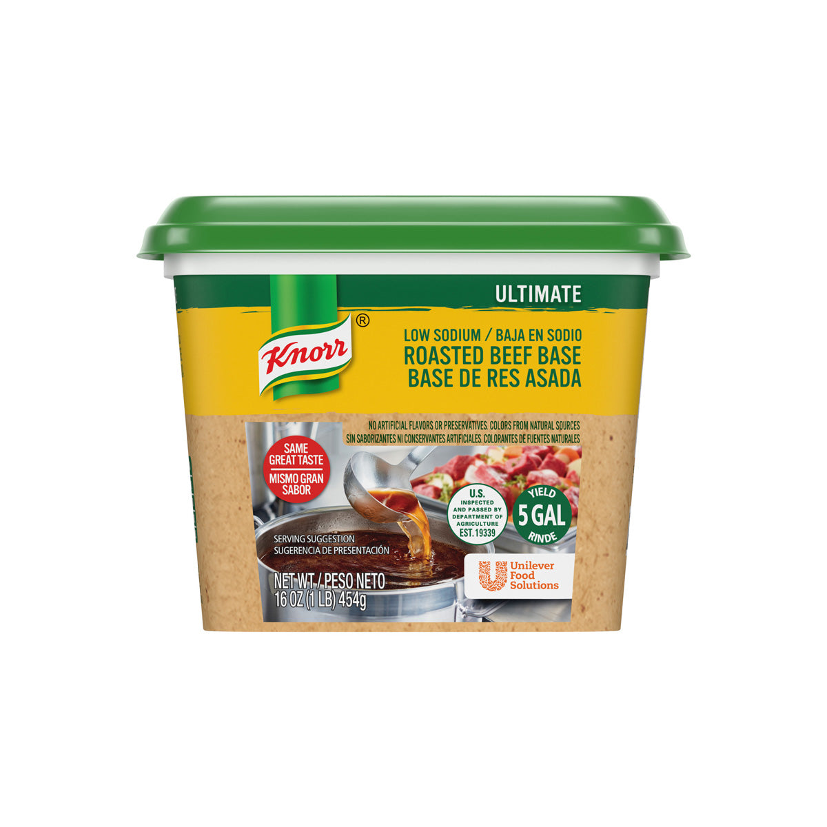 Knorr Low Sodium Gluten Free Beef Base 1 LB