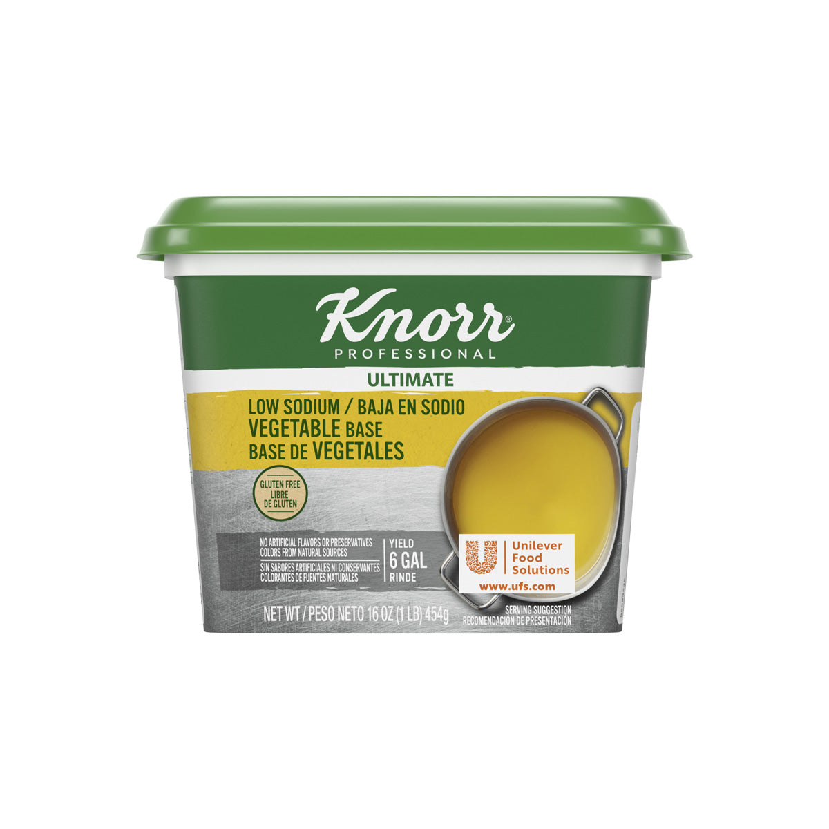 Knorr Low Sodium Gluten Free Vegetable Broth 1 LB