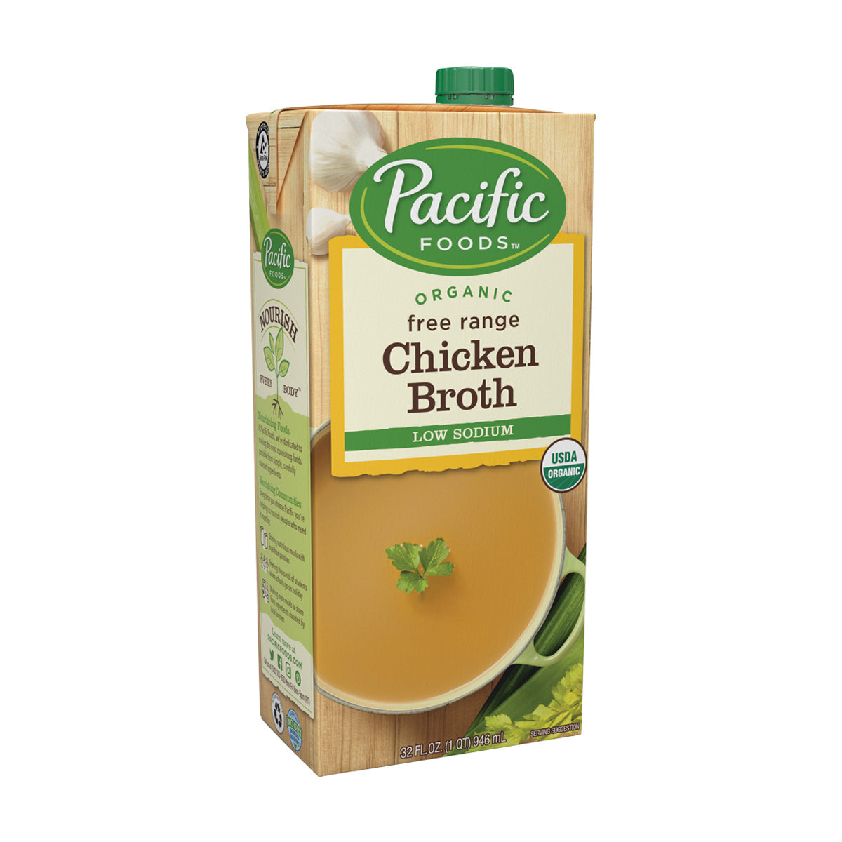 Wholesale Pacific Foods Organic Low Sodium Chicken Broth-3 Pack Bulk