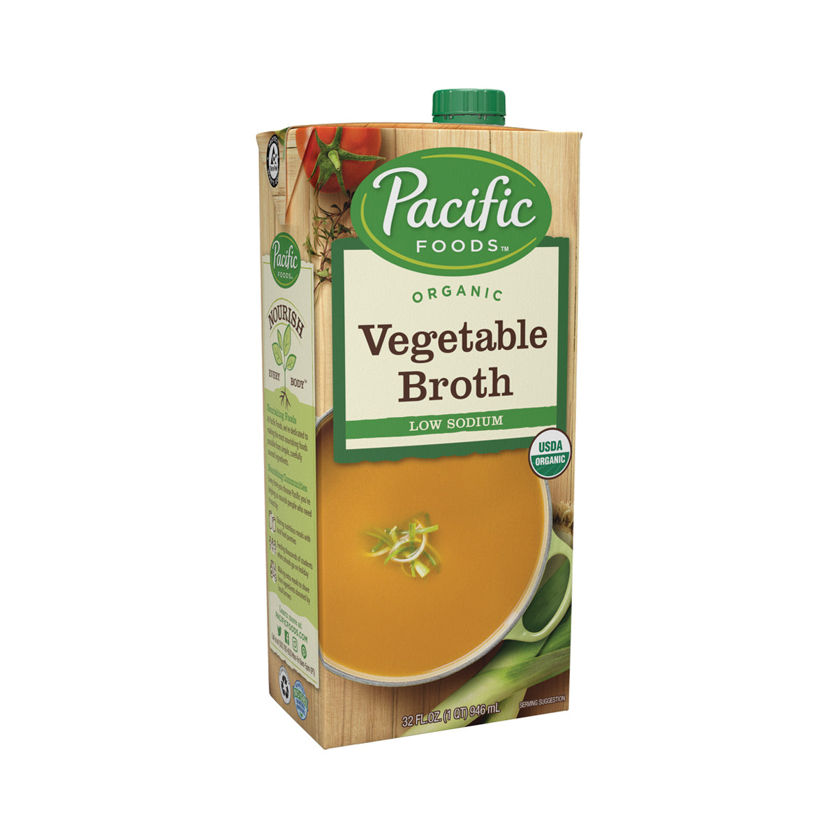 Wholesale Pacific Foods Organic Low Sodium Vegetable Broth- Bulk