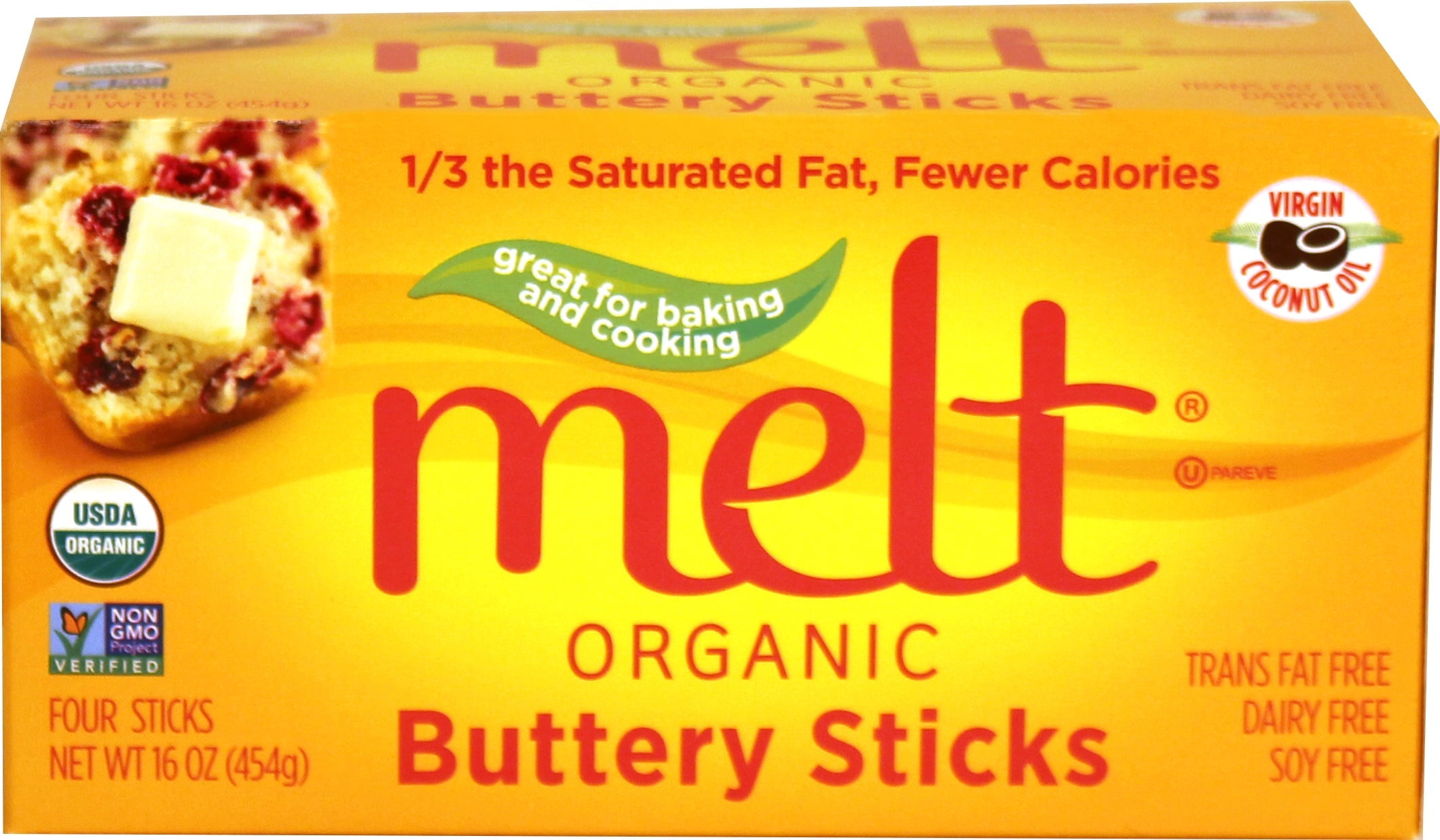 Melt Organic Buttery Sticks Spread 16 Oz Box