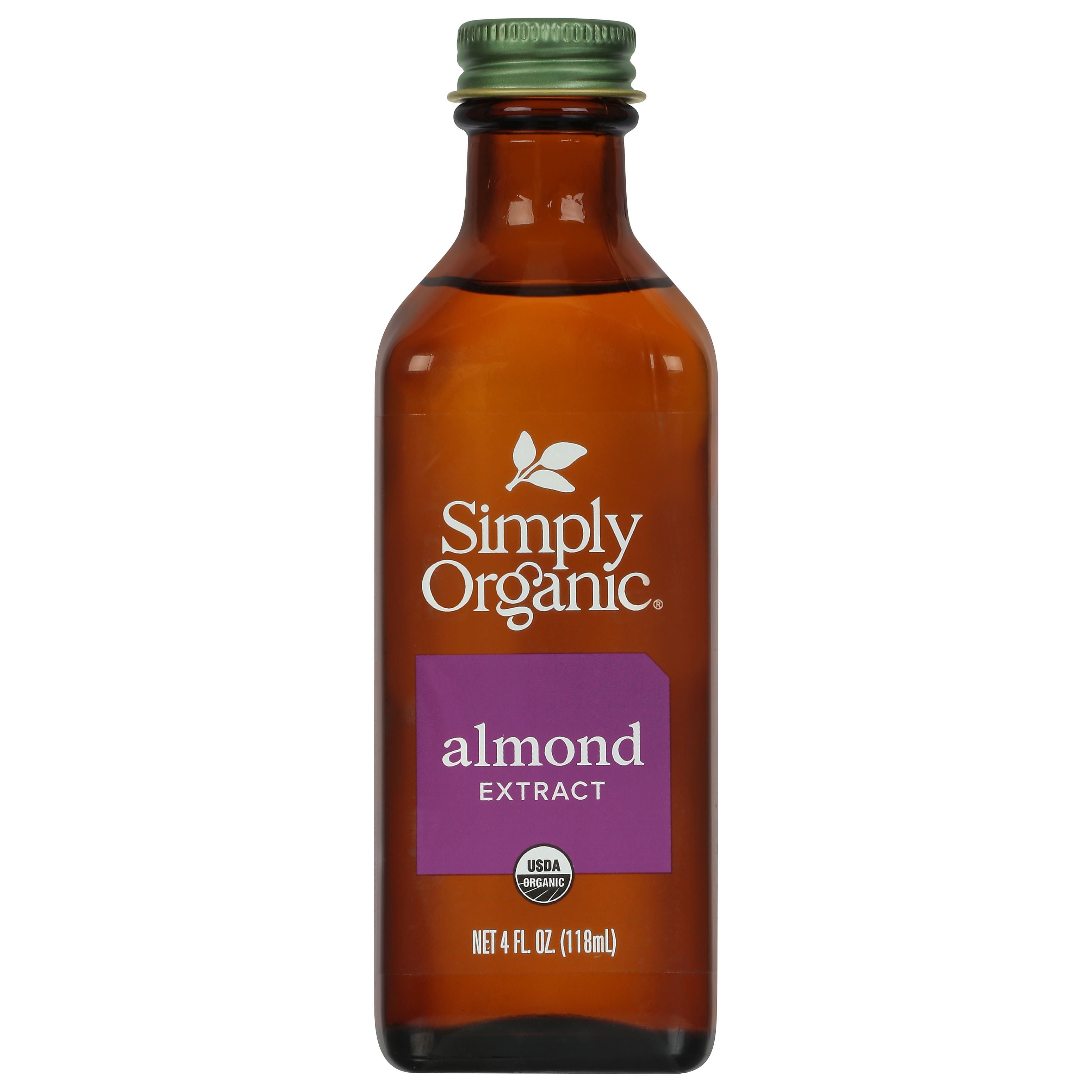 Simply Organic Organic Almond Extract 4 oz Bottle