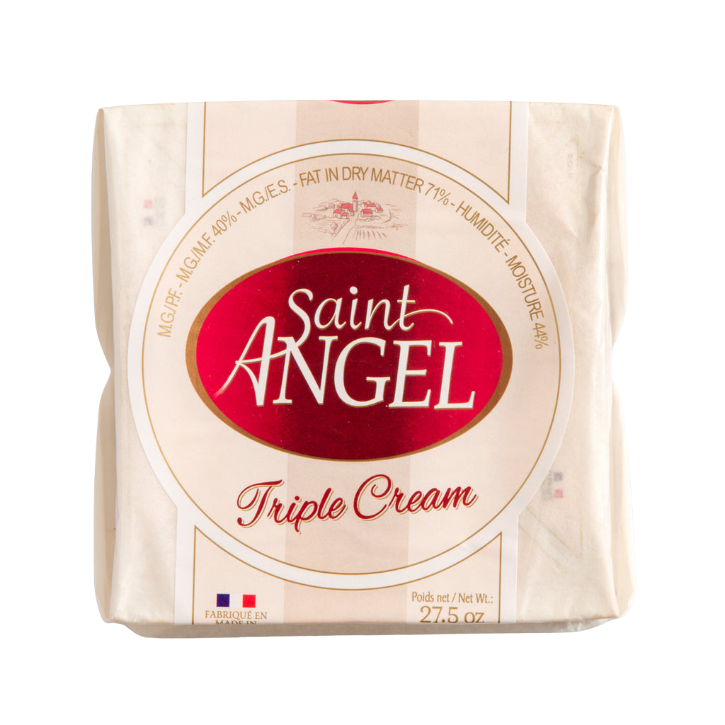 Wholesale Saint Angel Triple Creme Cheese 1.7 LB-2ct Case Bulk