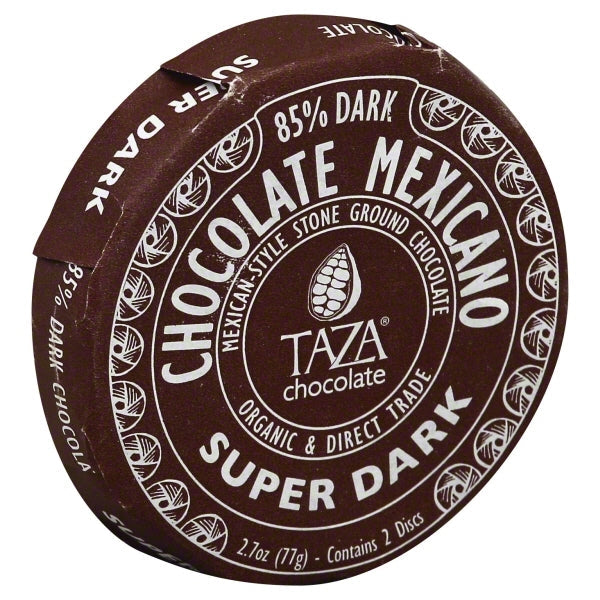 Taza Chocolate 85% Organic Super Dark 2.7 Oz