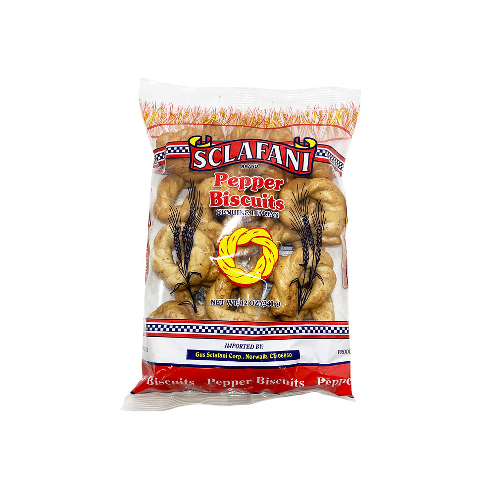 Sclafani Italian Pepper Biscuit | 12 oz