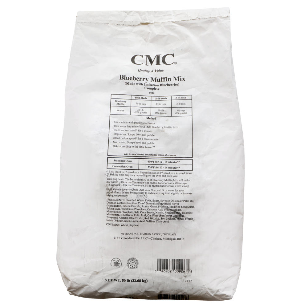 Wholesale Cmc 50Lb Blueberry Muffin Mix | 50 lb-1ct Case Bulk