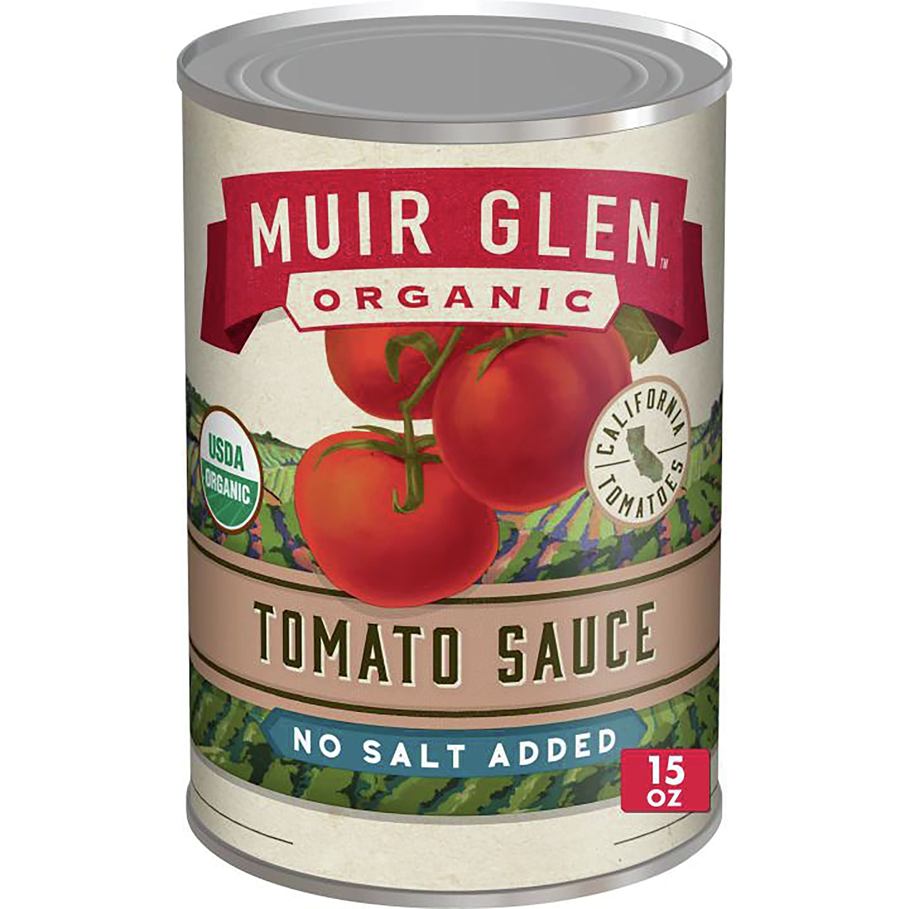 Muir Glen Tomato Sauce No Salt 15 Oz