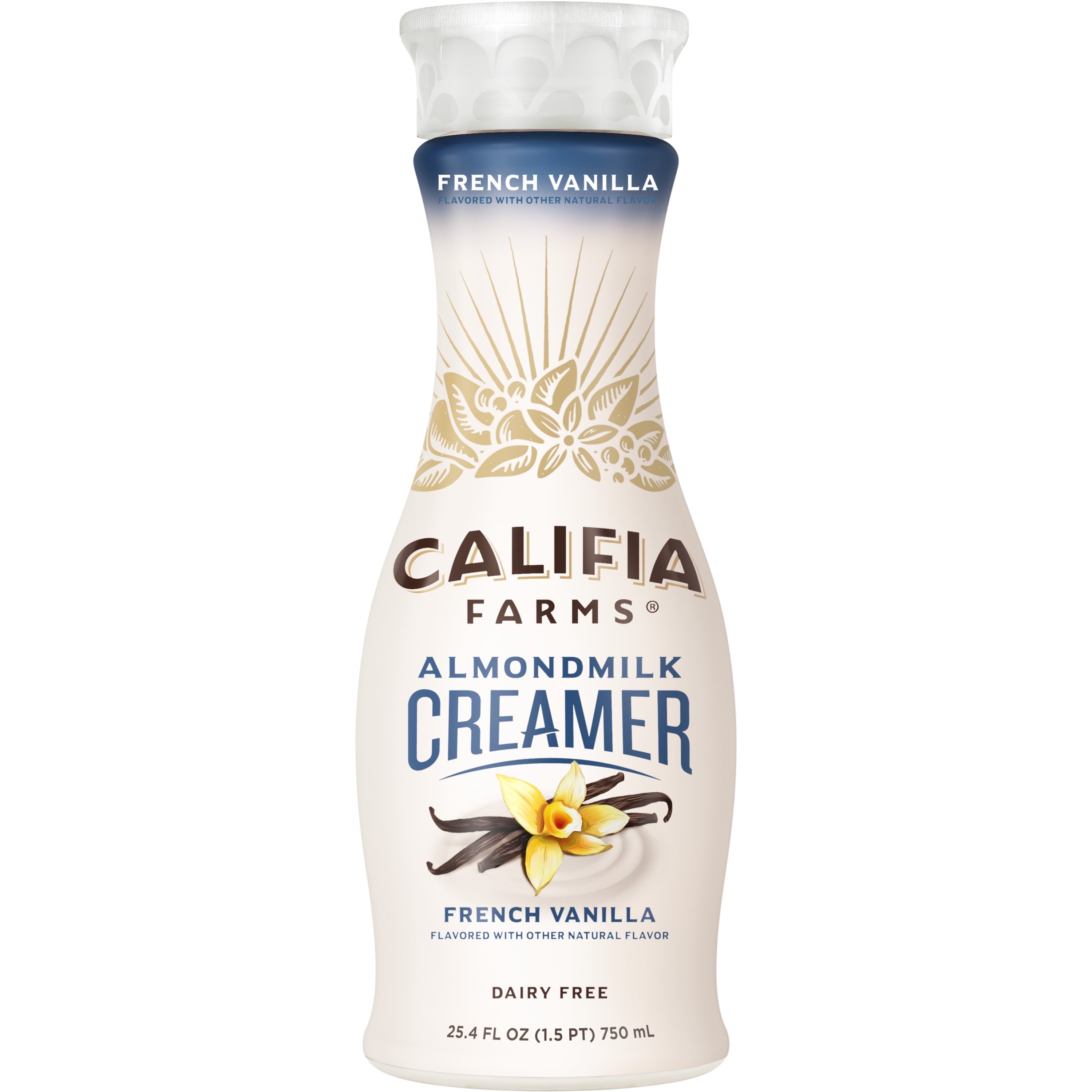 Califia French Vanilla Almondmilk Creamer 25.4 Fl Oz Bottle