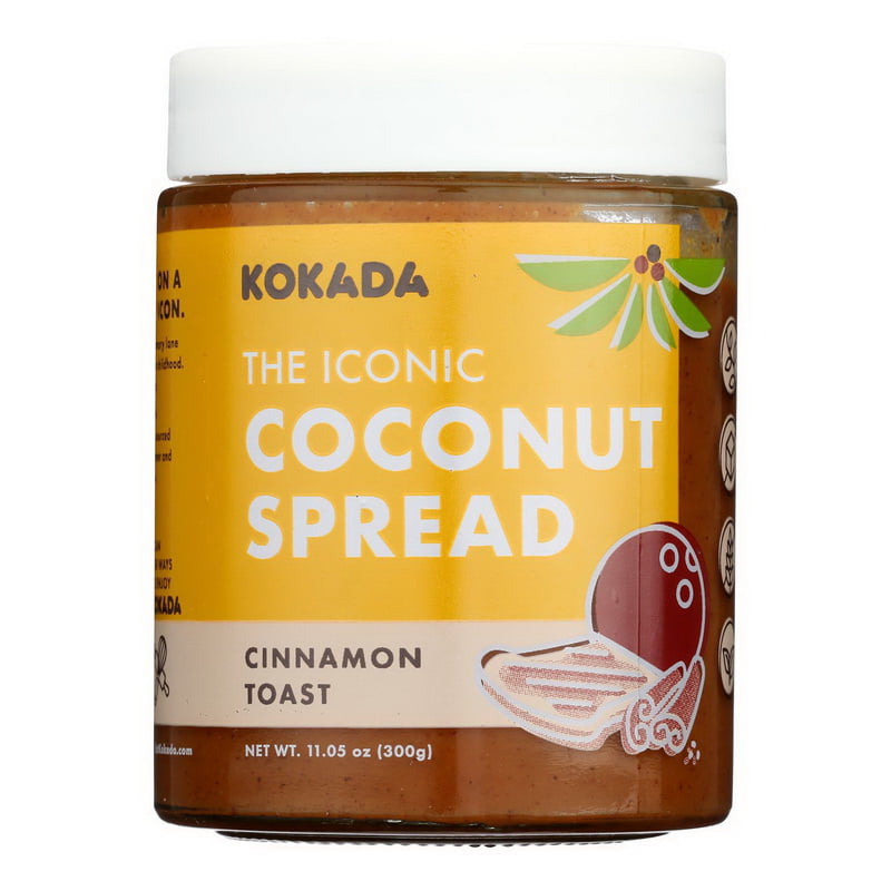 Kokada Coconut Spread Cinnamon Toast 11.05 Oz Jar