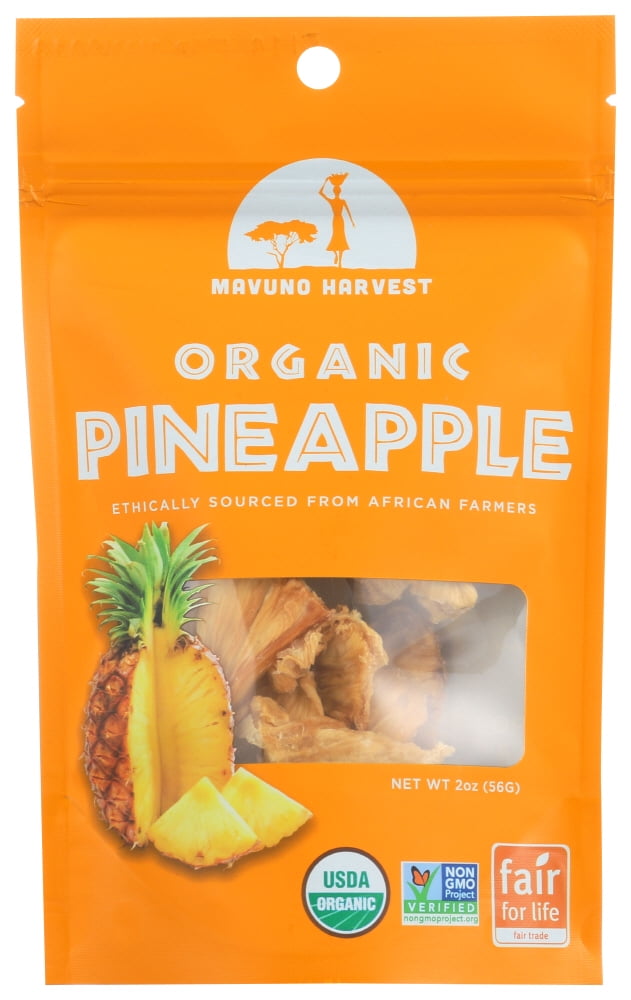 Mavuno Harvest Organic Dried Pineapple 2 oz