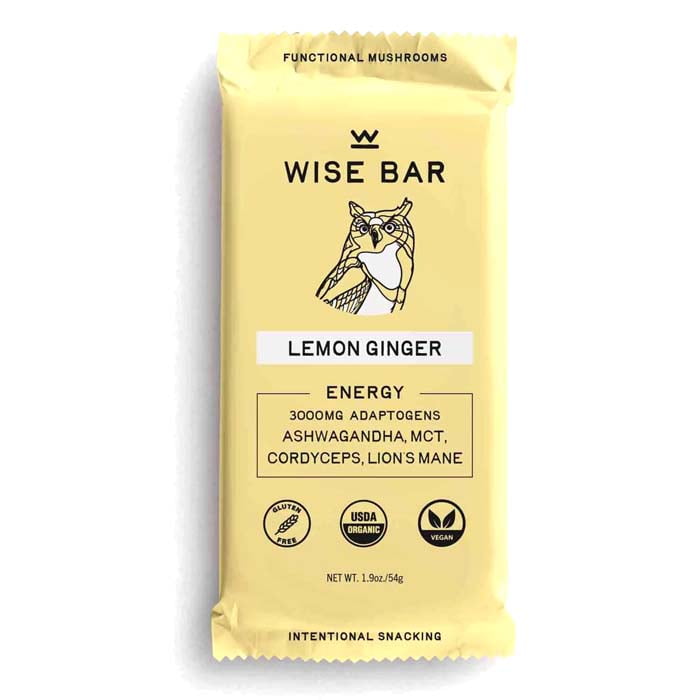 Wise Bar Lemon Ginger 1.9 oz