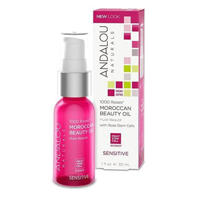 Andalou Naturals 1000 Roses Moroccan Beauty Oil White 1 oz Bottle