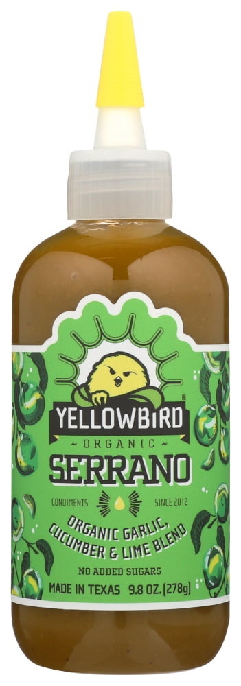 Yellowbird Serrano Pepper Hot Sauce 9.8 oz