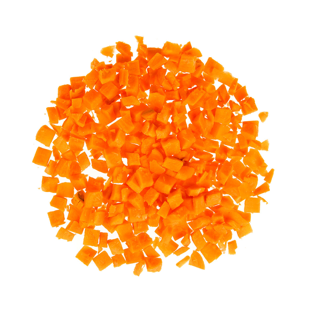 Wholesale BoxNCase 1/2 Diced Carrots 5 LB- Bulk