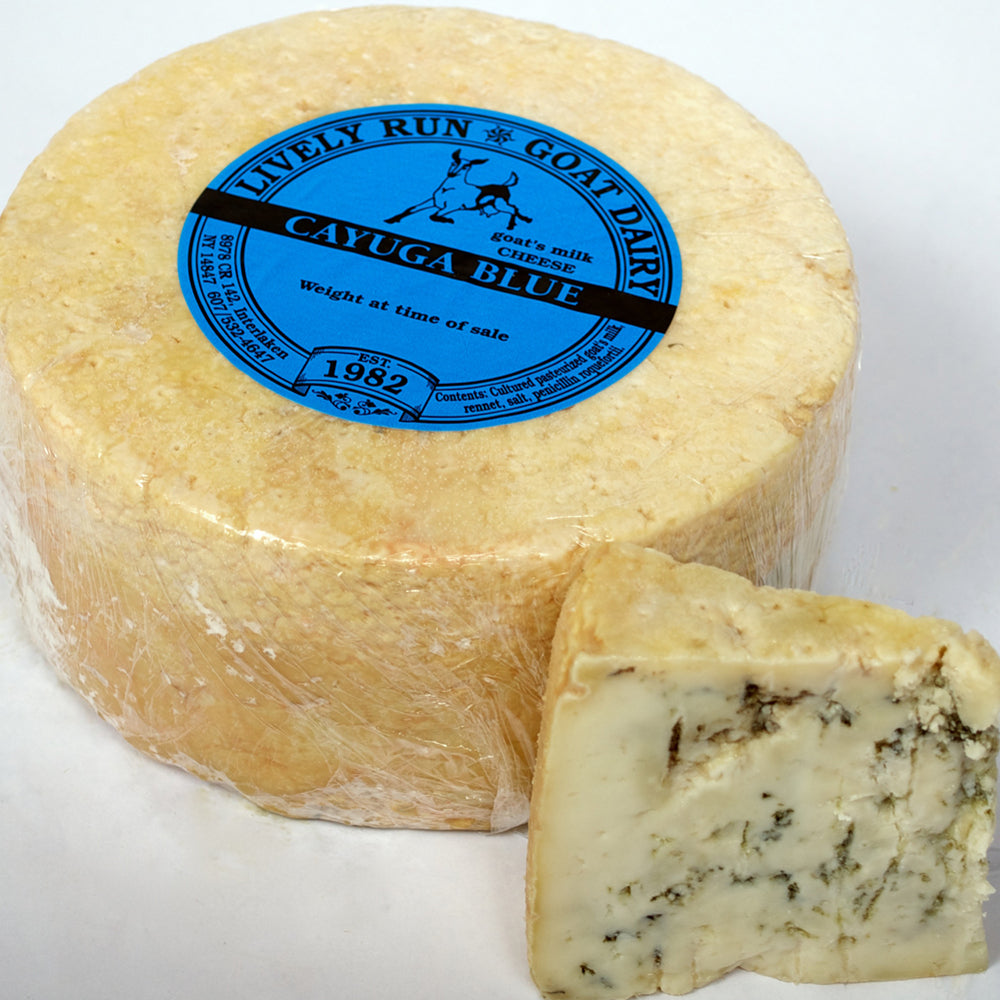 Wholesale Cayuga Goat Milk Blue Cheese 4 lb- Bulk
