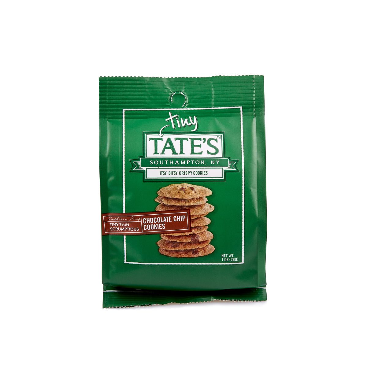 Wholesale Tate´s Bake Shop Tiny Tates Chocolate Chip Cookies 1 OZ-24ct Case Bulk