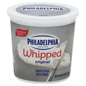 Philadelphia Whipped Cream Cheese Tub 3lb