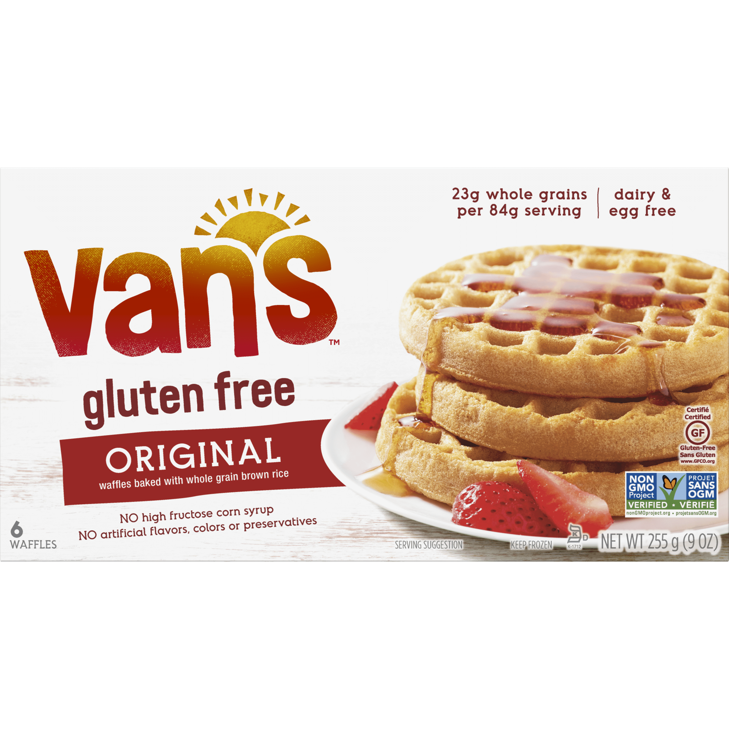 Van's® Simply Delicious Waffles Totally Original 9 Oz
