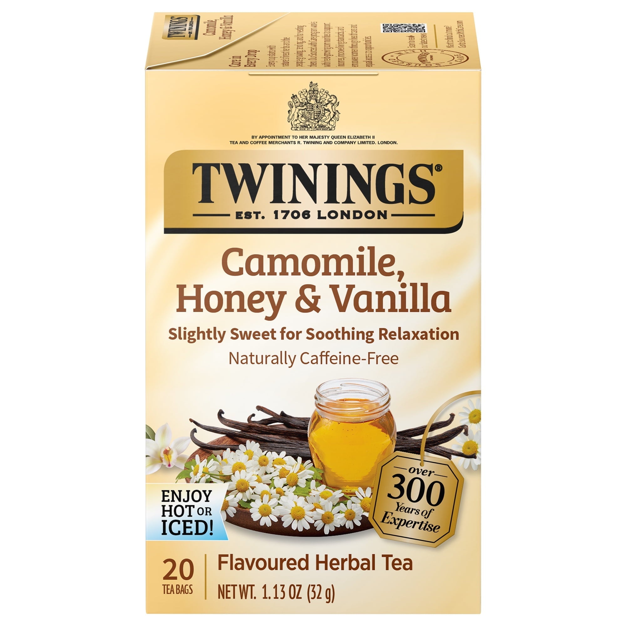 Twinings Herbal Tea Chamomile Honey Vanilla 1.13 Oz
