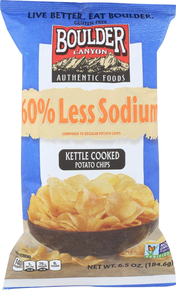Boulder Totally Natural Kettle Chips Bag
