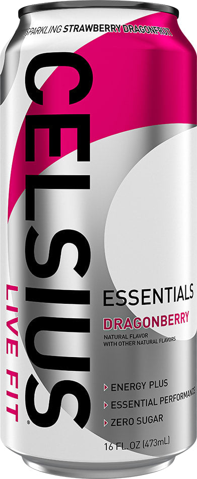 Wholesale Celsius 12/16 Oz Essentials Dragonberry-12 Ct Case Bulk