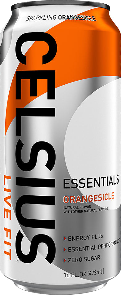 Wholesale Celsius 12/16 Oz Essentials Orangesicle-12 Ct Case Bulk