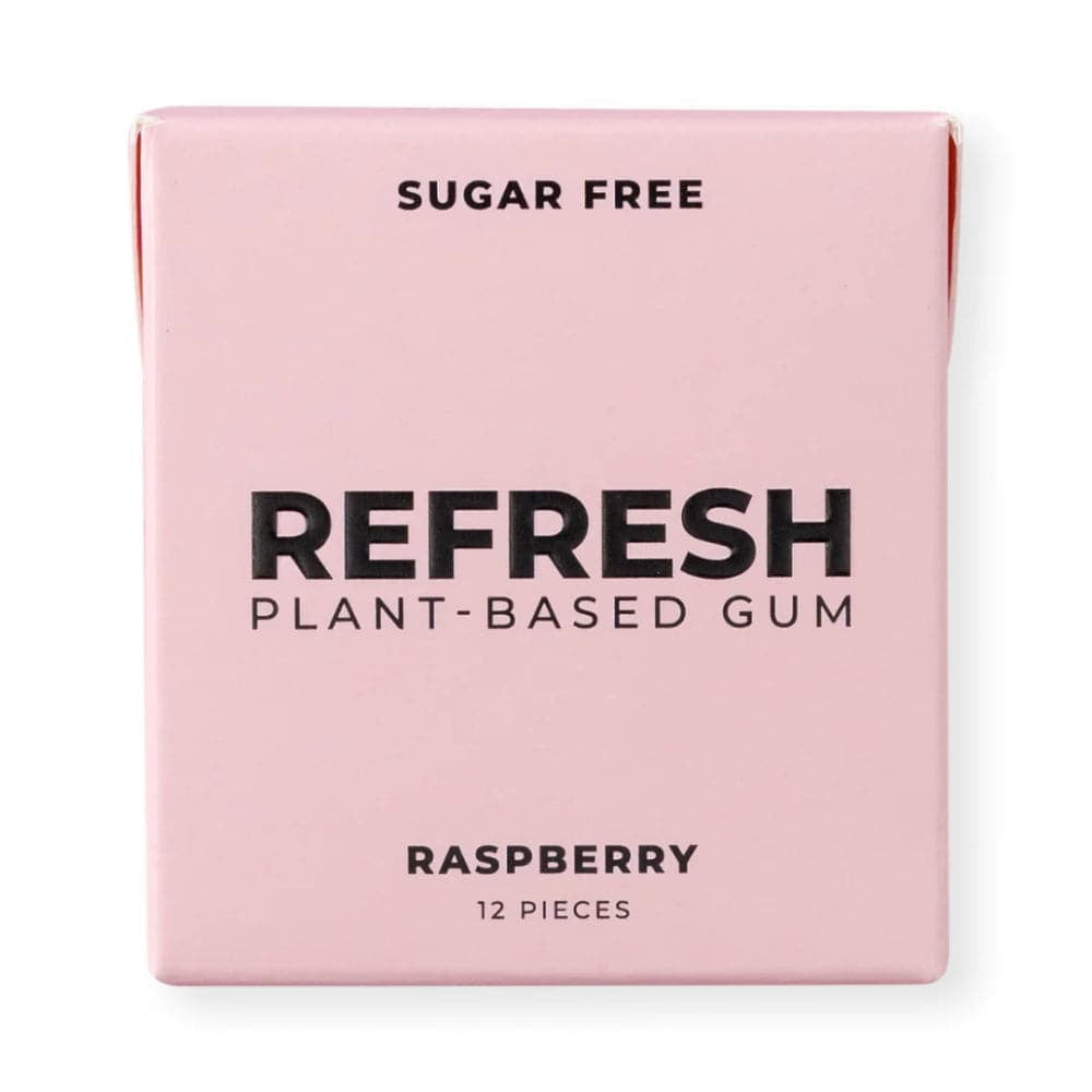 Refresh Gum Raspberry Sugar Free Chewing Gum 12 PC