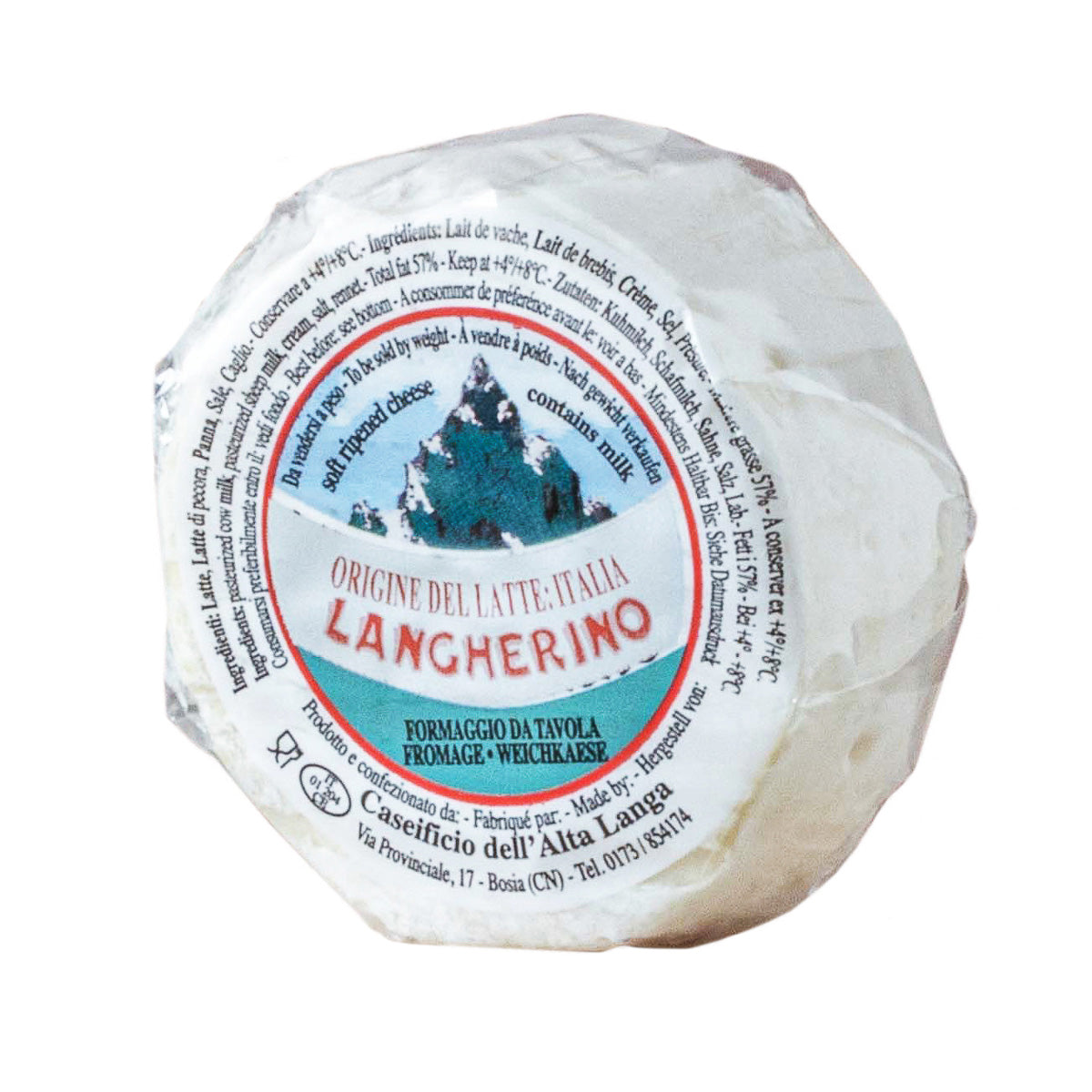 Wholesale Caseificio Dell'Alta Langa Langherino Cheese-3.37 LB 18 PC Bulk