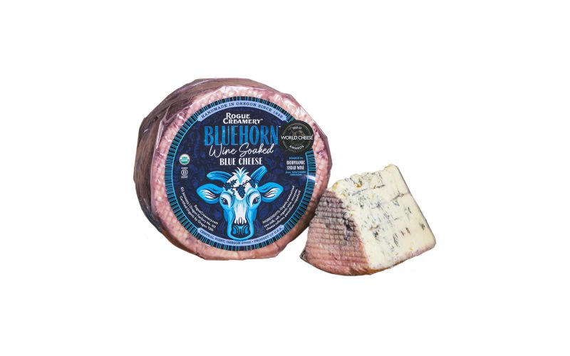 Wholesale Rogue Creamery Bluehorn Wine Soaked Blue Cheese- Bulk